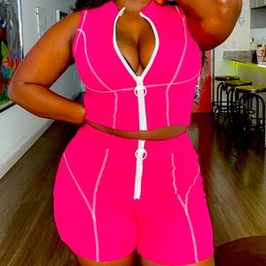 Wait for me 2 piece shirt set